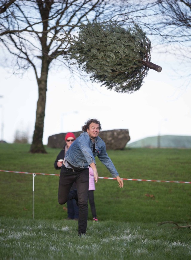 Christmas treethrowing competition returns to Ennis The Clare Herald