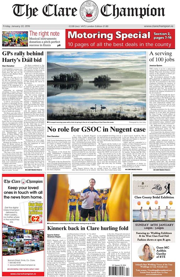 The Clare Champion 22 January 2016 The Clare Herald