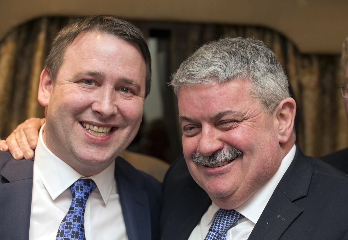 FG Joe Carey with Senator Tony Mulcahy at The Falls Hotel Ennistymon Co Clare Count Centre .Pic Arthur Ellis/Press22.