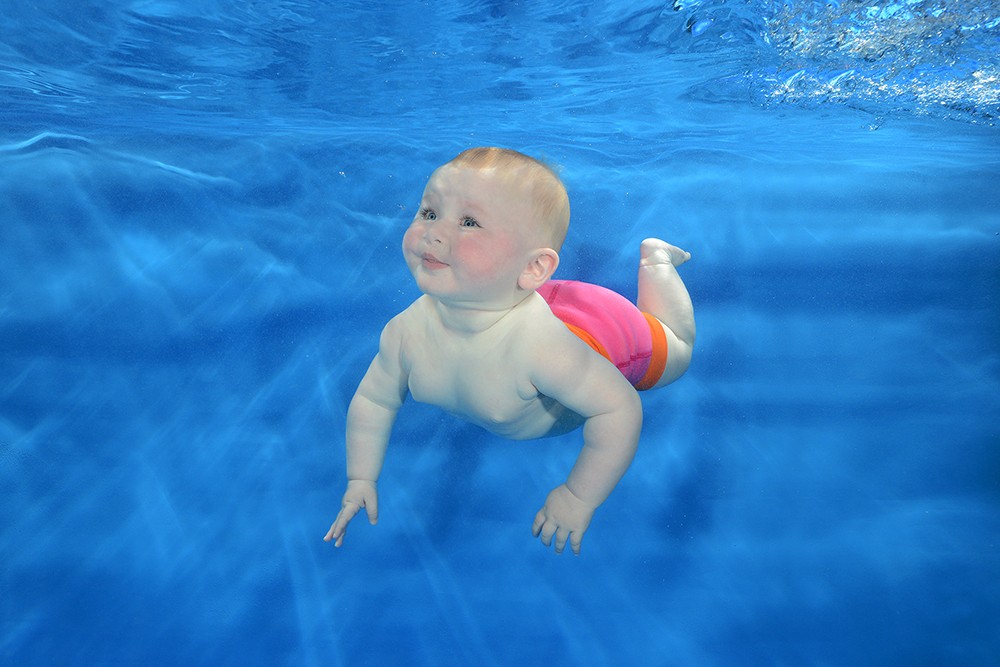 water babies swimming