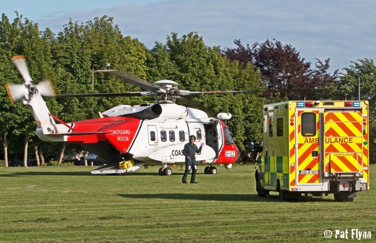Young girl airlifted to hospital from North Clare