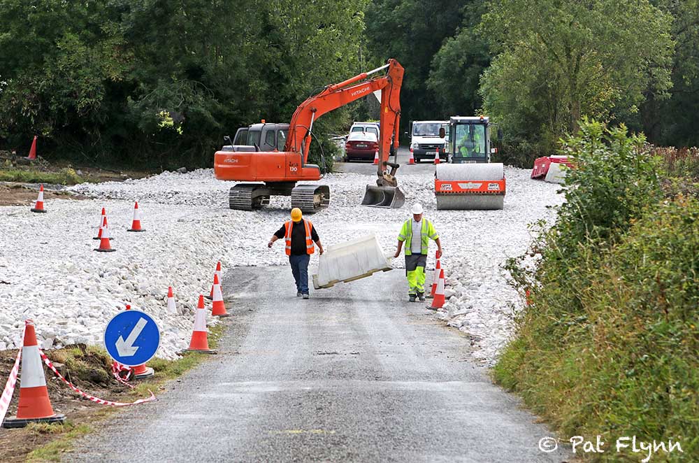 Clare County Council spent €350,000 raising a section of road Ballycar- Photo: © Pat Flynn 2015