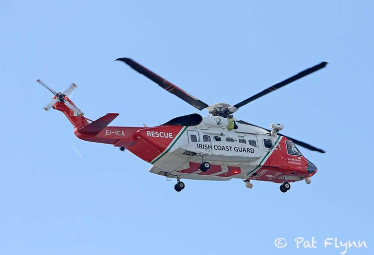 Shannon SAR helicopter in long-range operation