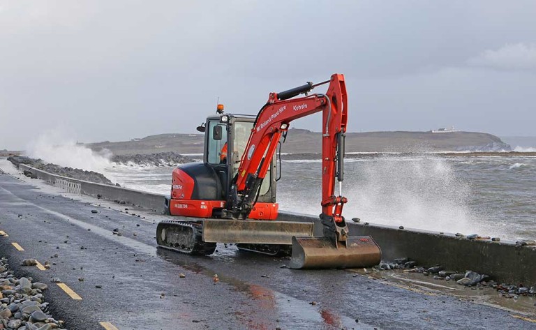 Storm Imogen clean-up continues
