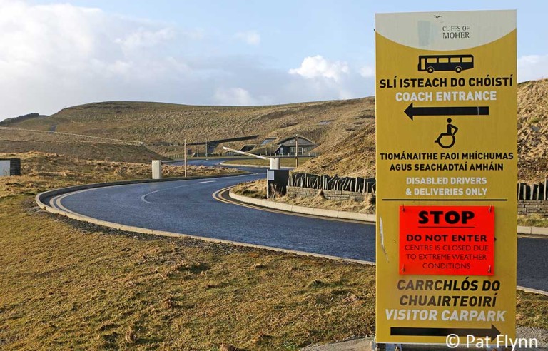 Woman hospitalised after fall in Storm Jake