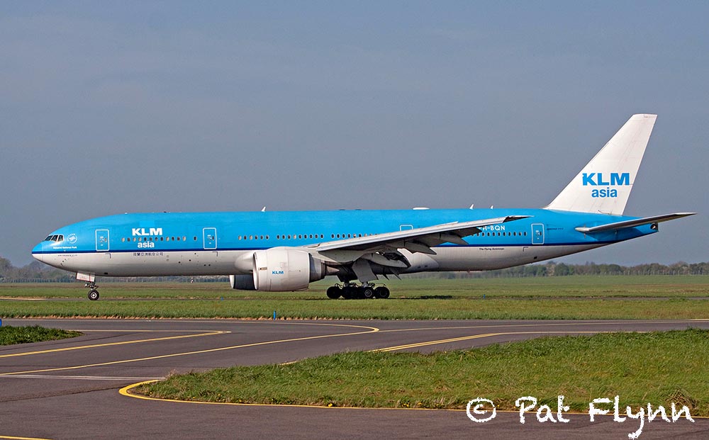 A KLM Boeing 777 during a previous diversion to Shannon - File Photo: © Pat Flynn 2016