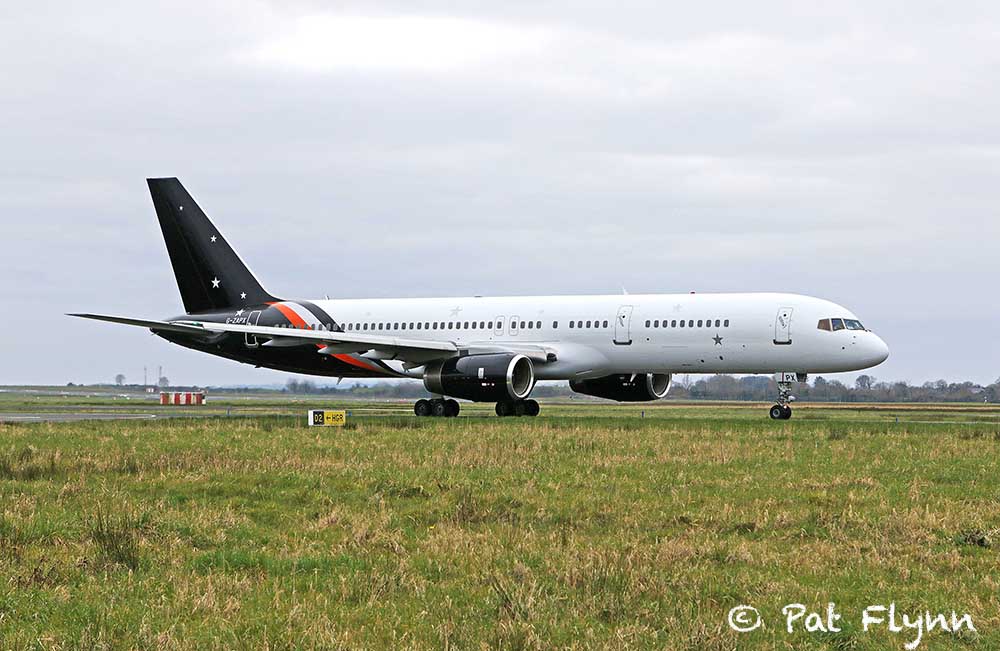 The Titan Airways Boeing 757 hired in by Aer Lingus - Photo: © Pat Flynn 2016