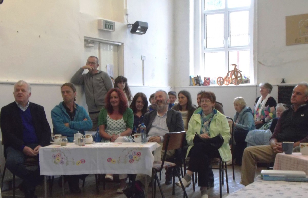 Pride of Place judges Donal Connolly and William Beattie visited Ogonnelloe Exchange in East Clare on Tuesday where they enjoyed a presentation on the work carried by the local community development organisation which was established in 2015