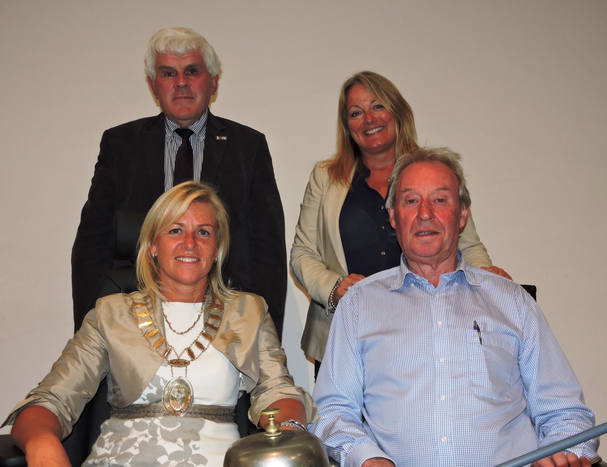 Pictured following the Annual General Meeting of the Municipal District Committee of Ennis Back Row: Former Mayor of Ennis Cllr Pat Daly and former Deputy Mayor of Ennis Cllr. Mary Howard Front Row: Mayor of Ennis Cllr. Ann Norton and Deputy Mayor of Ennis Cllr. James Breen