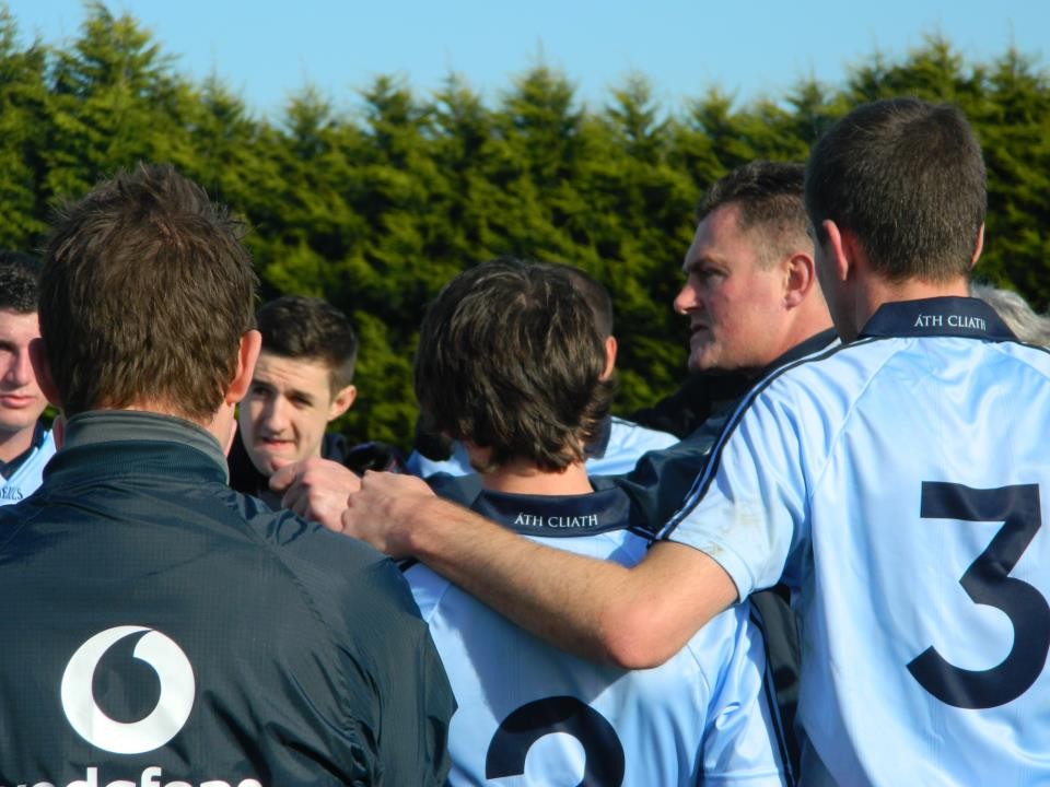 Mick Bohan giving a half-time talk during his time with Dublin. Pic: Tony Martin