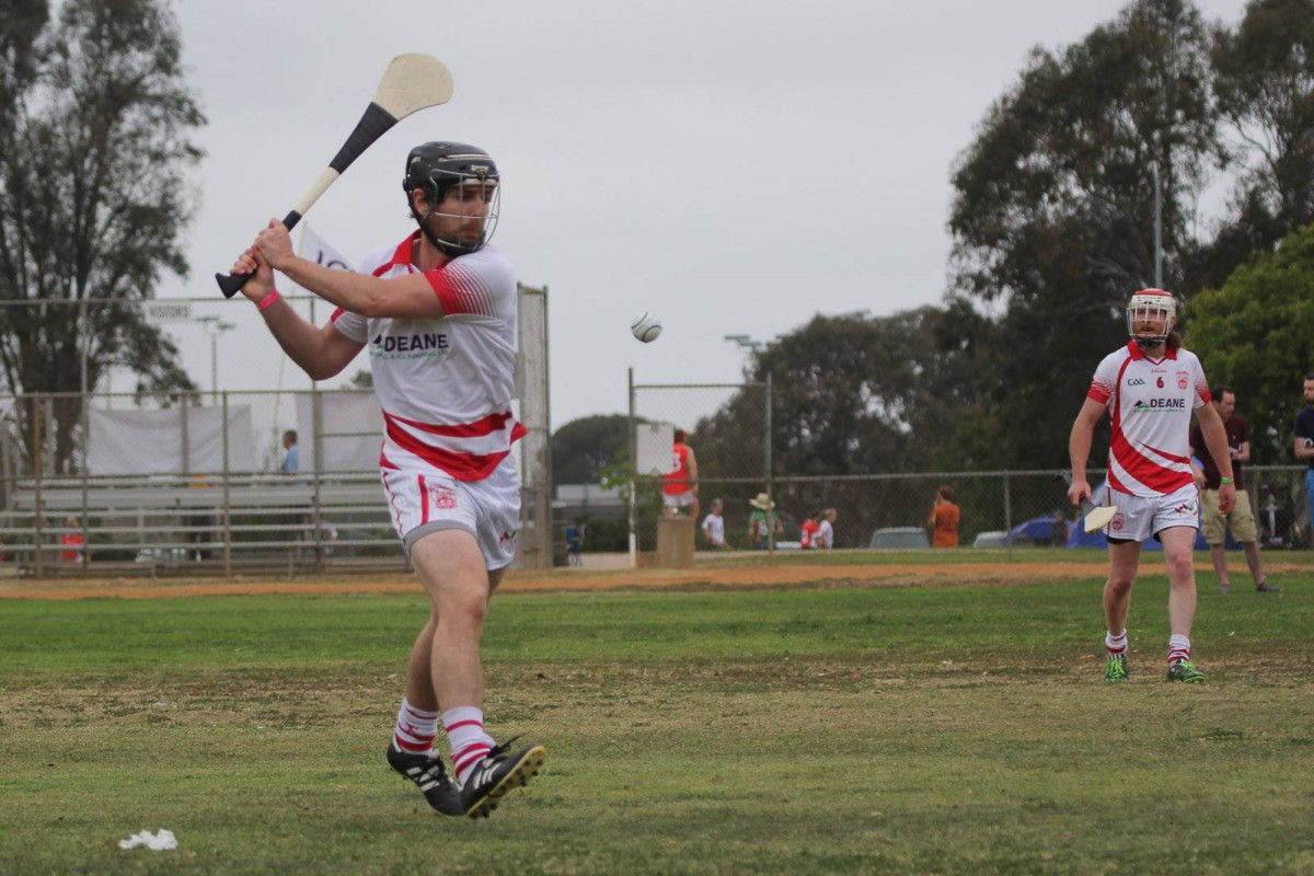 Broadford's James Gunning in action for Calgary.