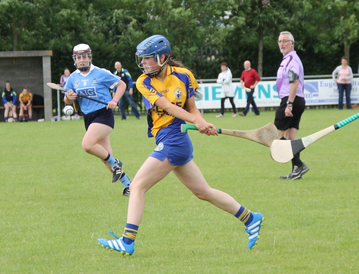 Roisin McMahon gets her shot in. Pic: Caroline O'Keeffe