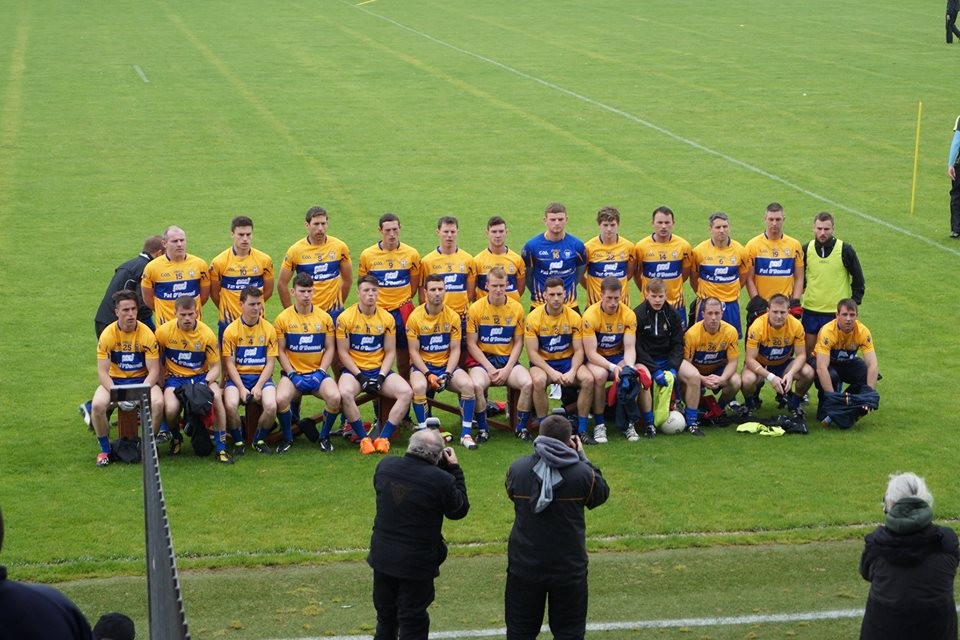 The Clare Senior Football team. Pic: Ann Hayes