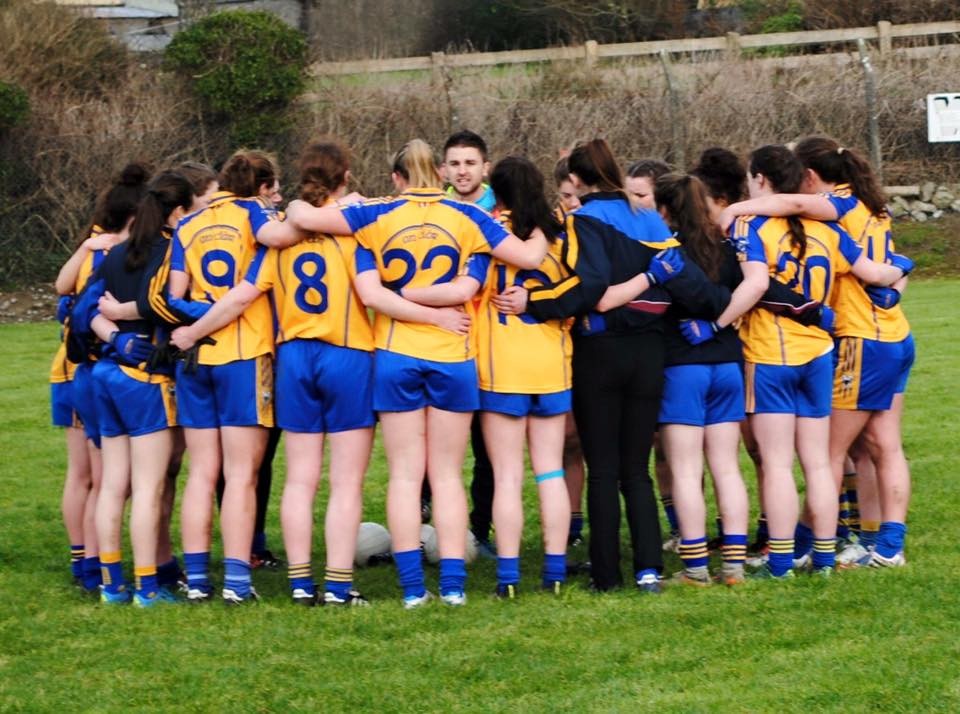 clare ladies football huddle