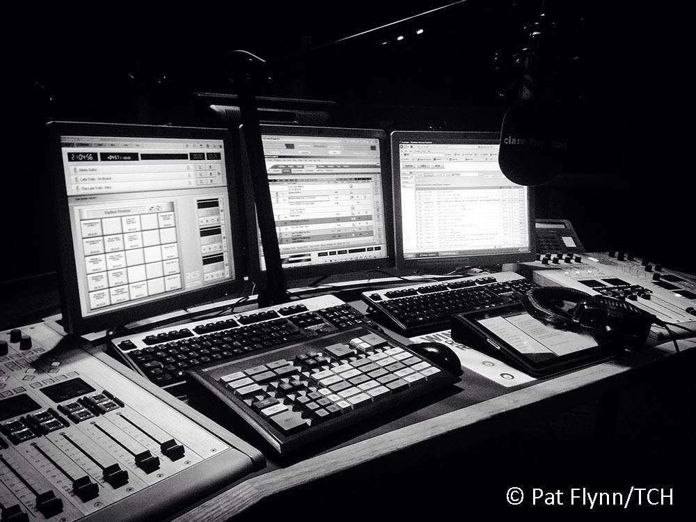 Clare FM Studio. Photo: © Pat Flynn 2016