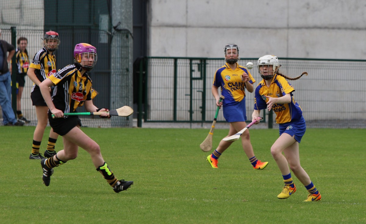 Caoimhe Carmody with her eye on the ball. Pic: Caroline O'Keeffe