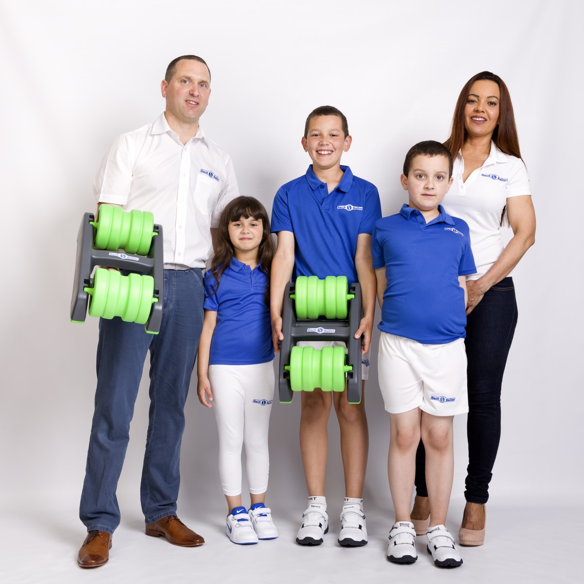 Noel Marshall with his beloved family and BackBallers