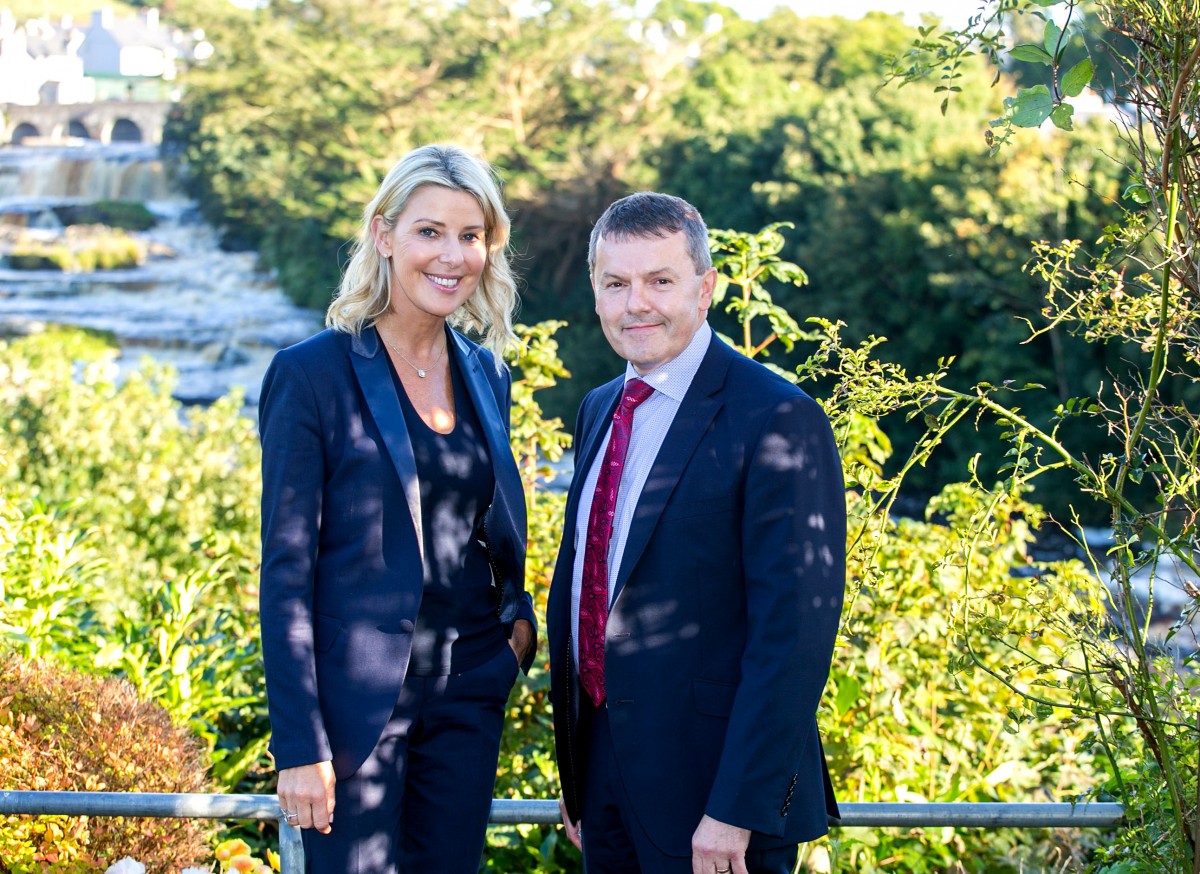 Avril Bannerton with LEO Clare Head of Enterprise, Padraic McElwee. Pic: Arthur Ellis