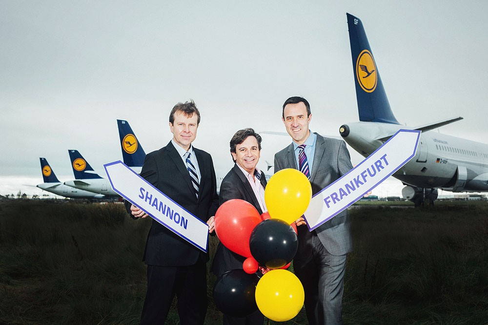 Shannon Group CEO Matthew Thomas; Head of Aviation Declan Power and Andrew Murphy - Chief Commercial Officer Shannon Group.