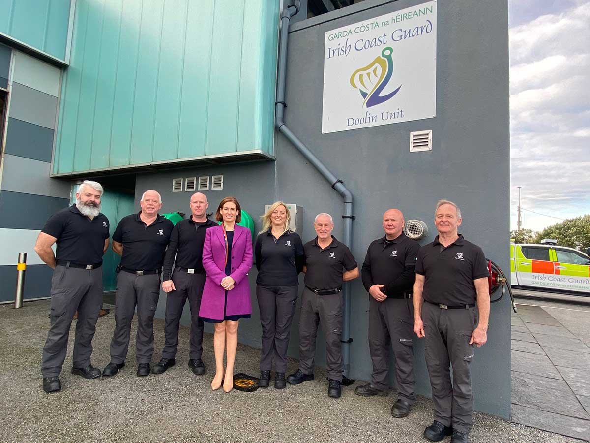 Minister visits Doolin Coast Guard unit