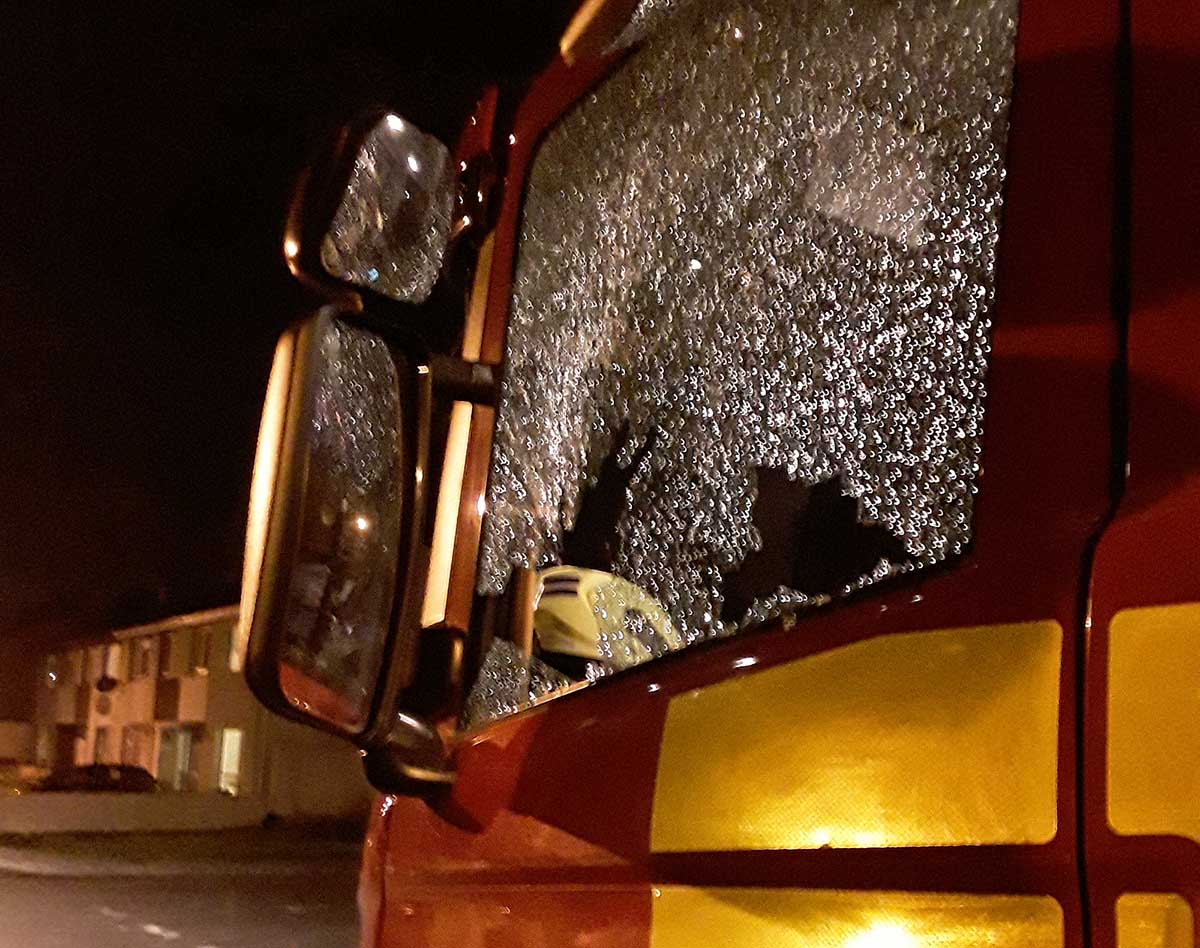 Firefighters attacked while dealing with incident in Ennis
