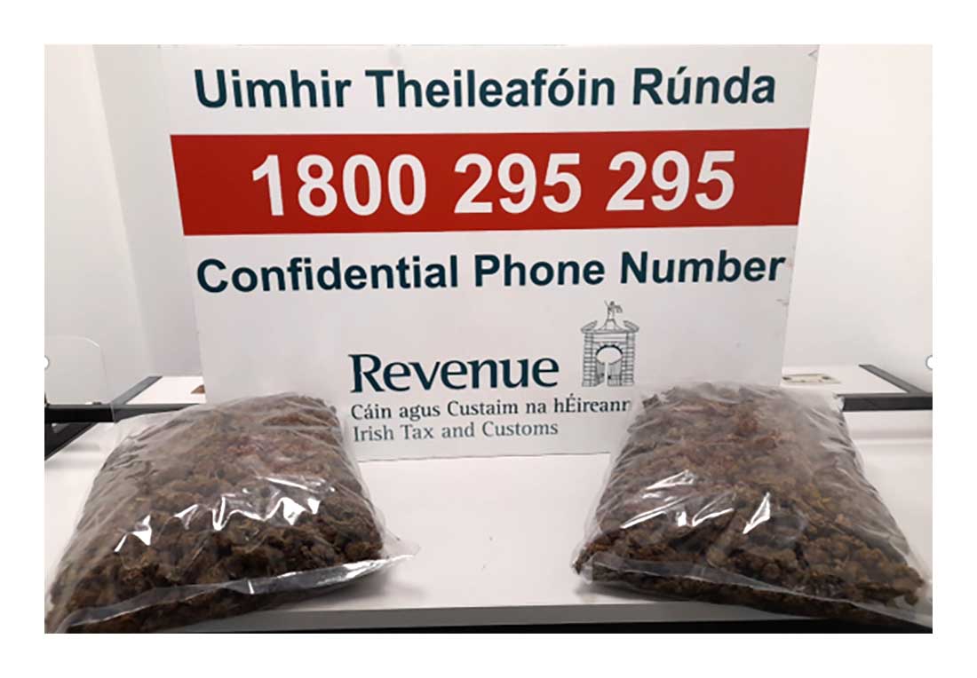 €40,000 of herbal cannabis seized at Shannon Airport