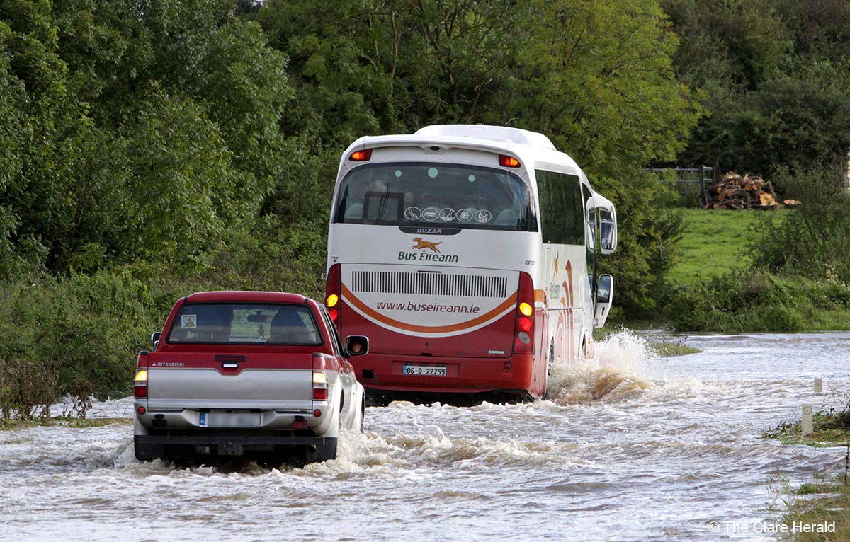 Met Éireann warns of persistent rainfall overnight
