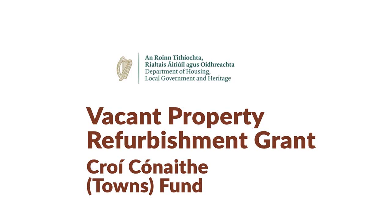 Vacant Property Refurbishment Grant expanded to rural Clare