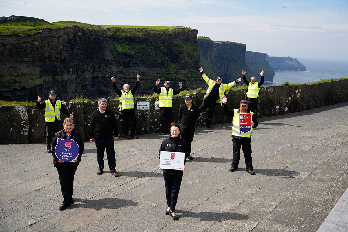 Cliffs of Moher Experience secures Great Place To Work award