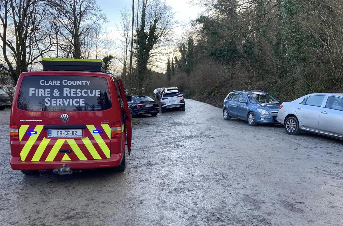 Irresponsible parking hindered fire service reaching scene