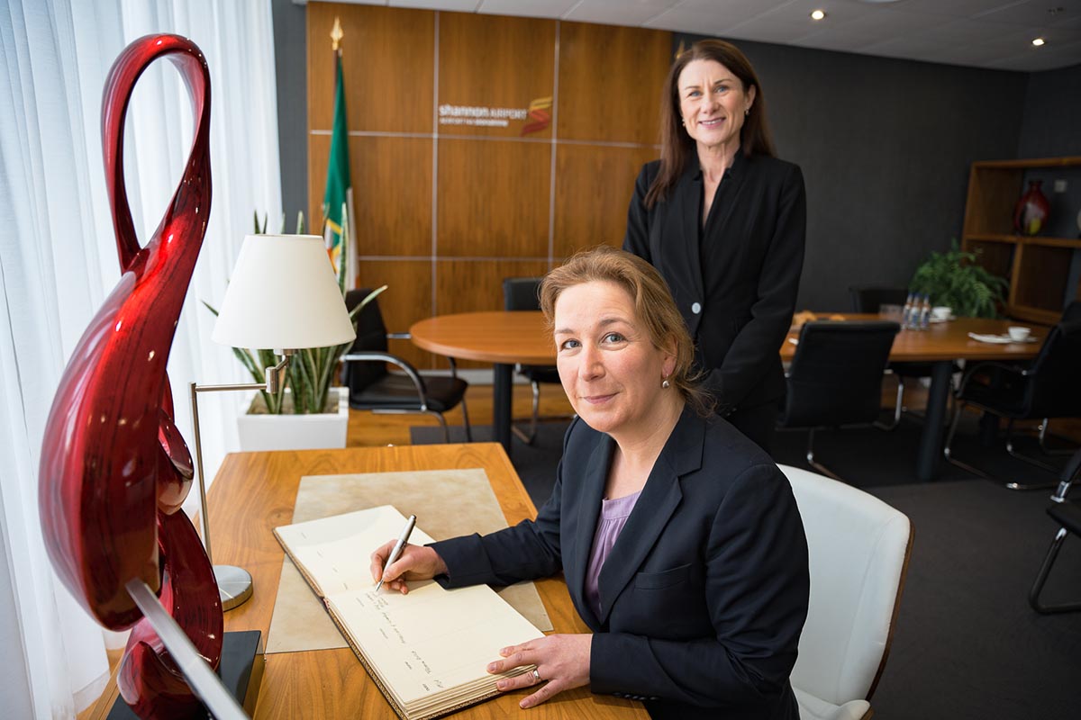 Ambassador of Luxembourg visits Shannon Airport