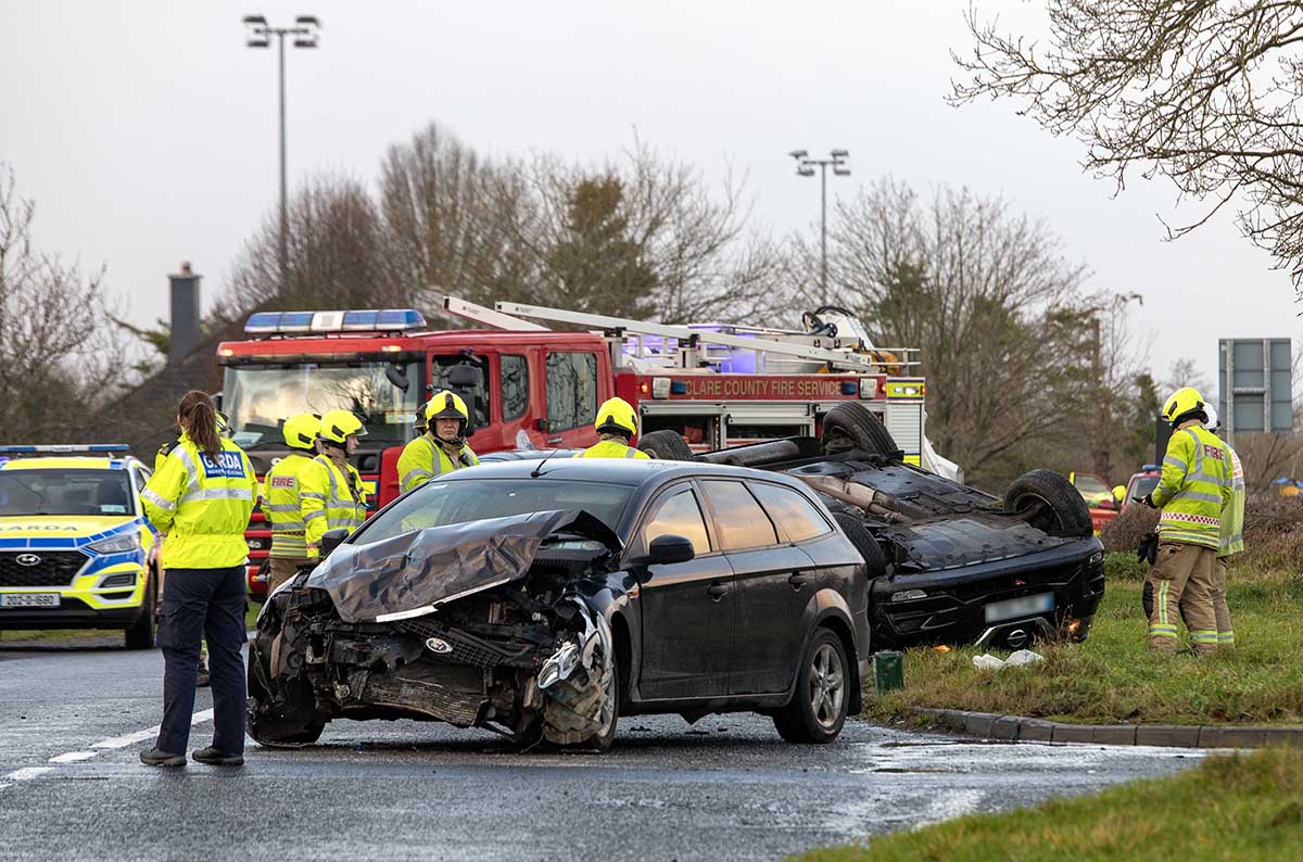 No injuries following Ennis road collision