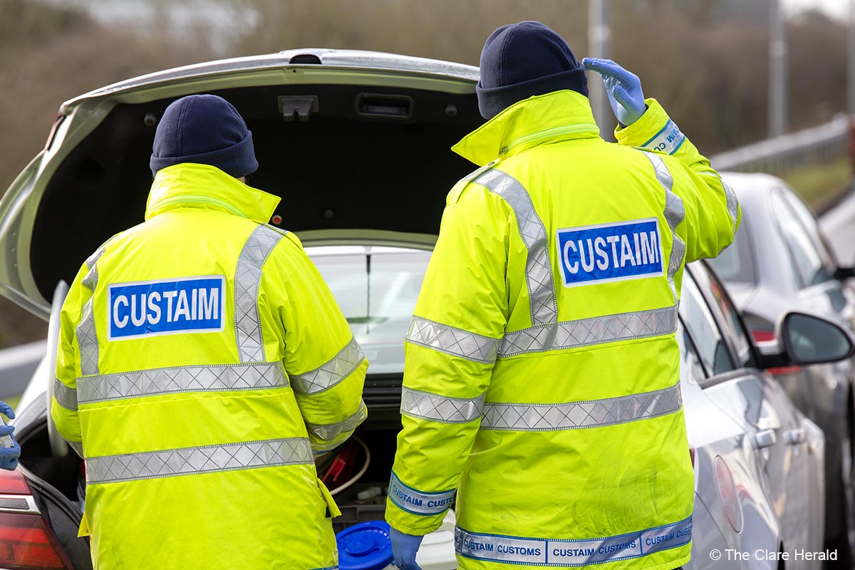Revenue seizures at various locations including Shannon
