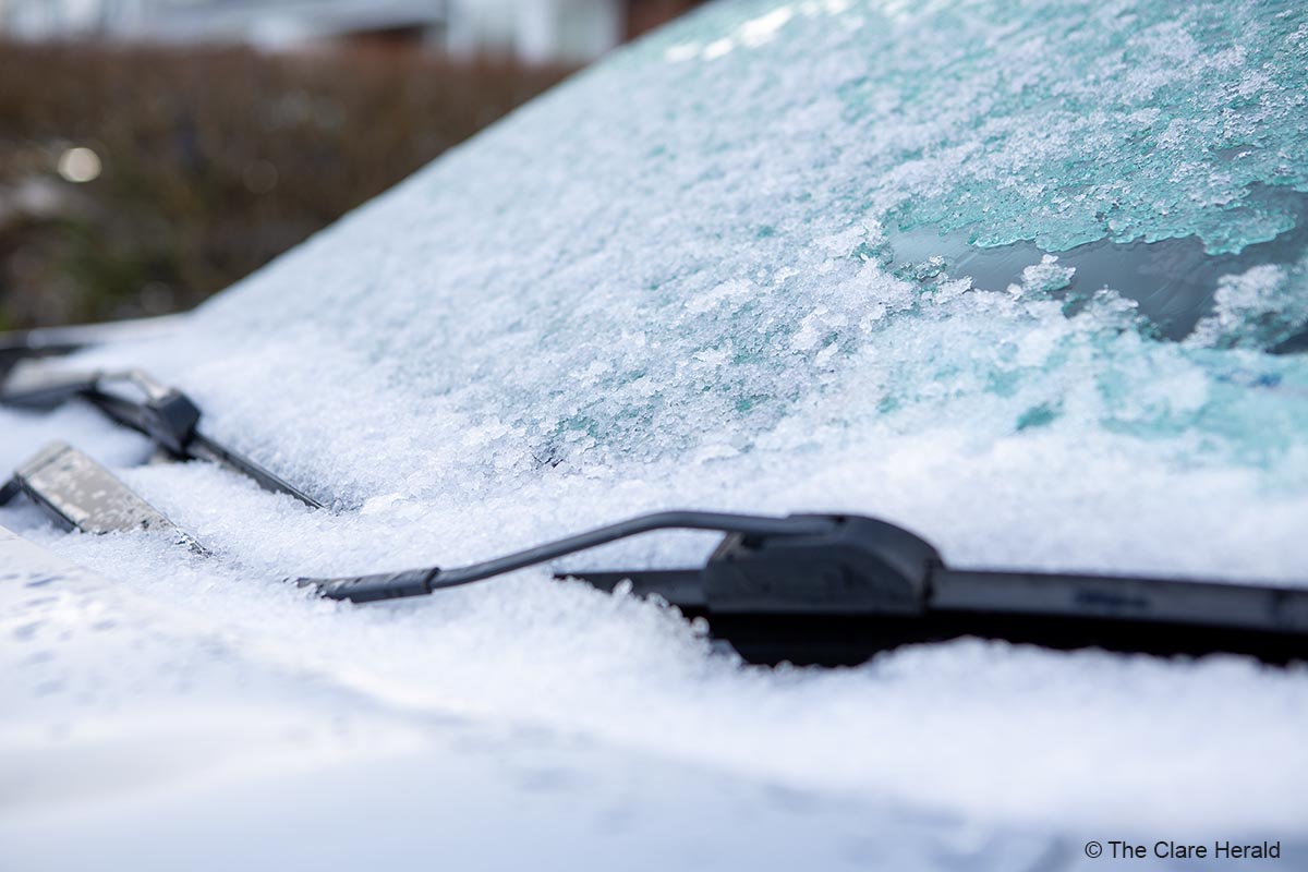 New Status Yellow Ice Warning issued for Clare
