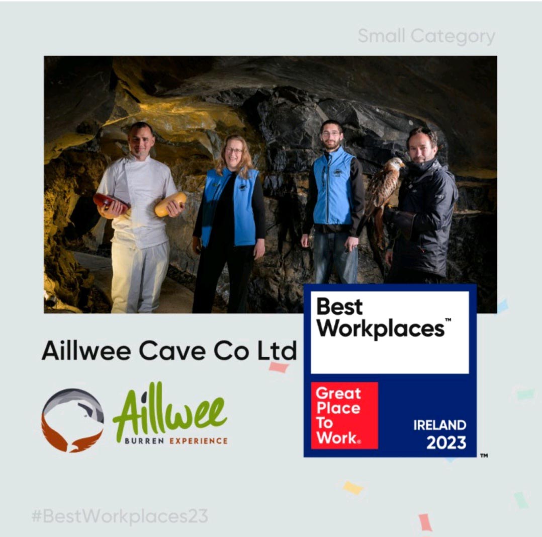 Aillwee Burren Experience is one of the Best Workplaces in Ireland