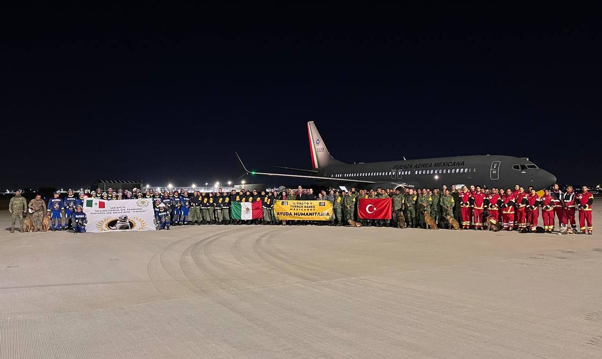 Mexican search teams bound for Turkey in Shannon stopover