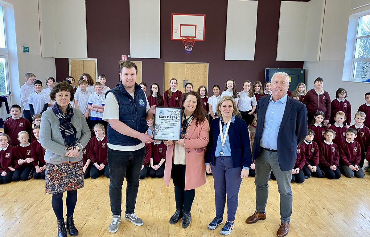 Kinvara school’s ‘Save Our Seas’ project recognised