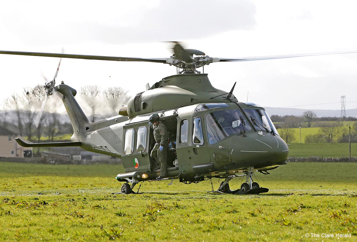 Two people airlifted to hospital after West Clare road collision