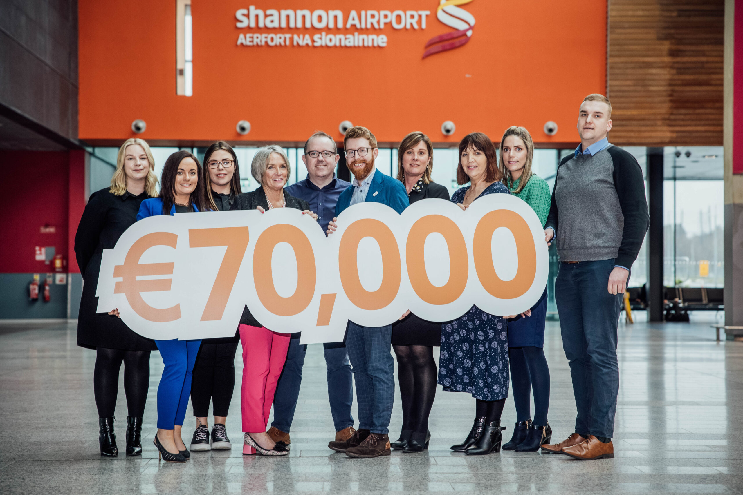 Shannon Airport Group raises €70,000 for charity