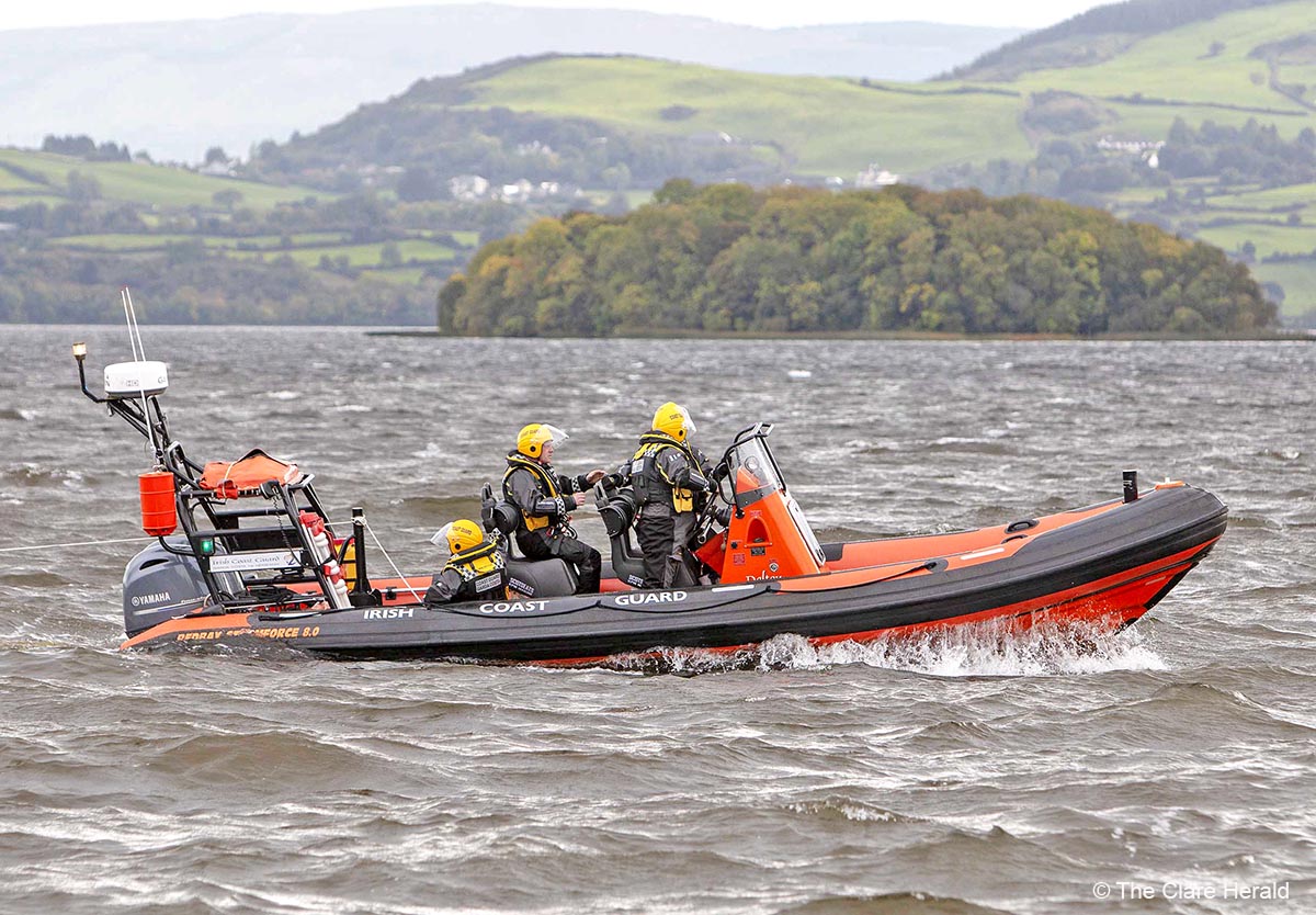 Killaloe Coast Guard tasked to boat search on lake