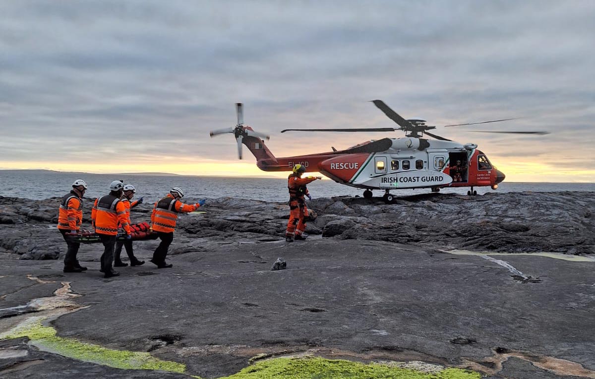 Young woman airlifted to hospital after climbing accident
