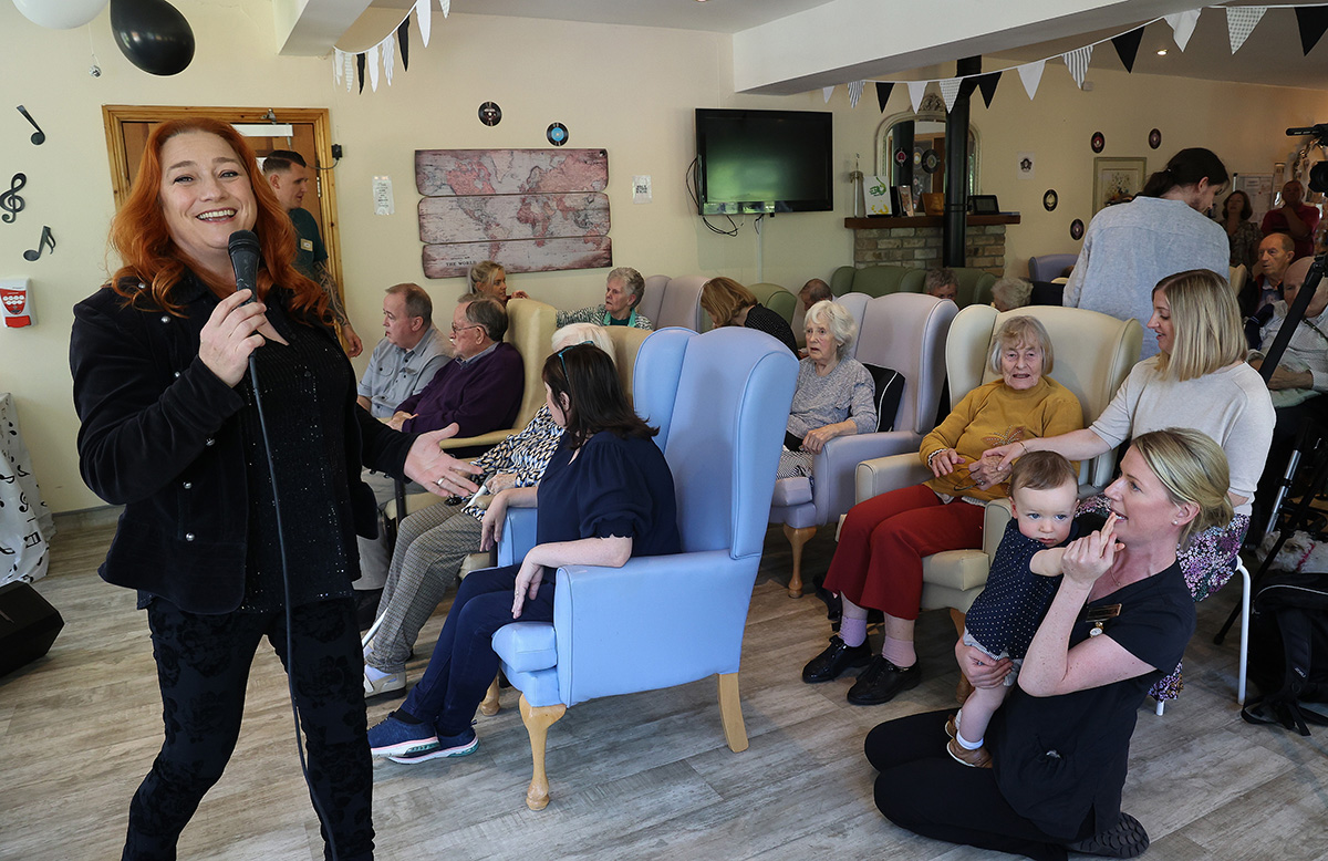 Clare nursing home residents in special music performance