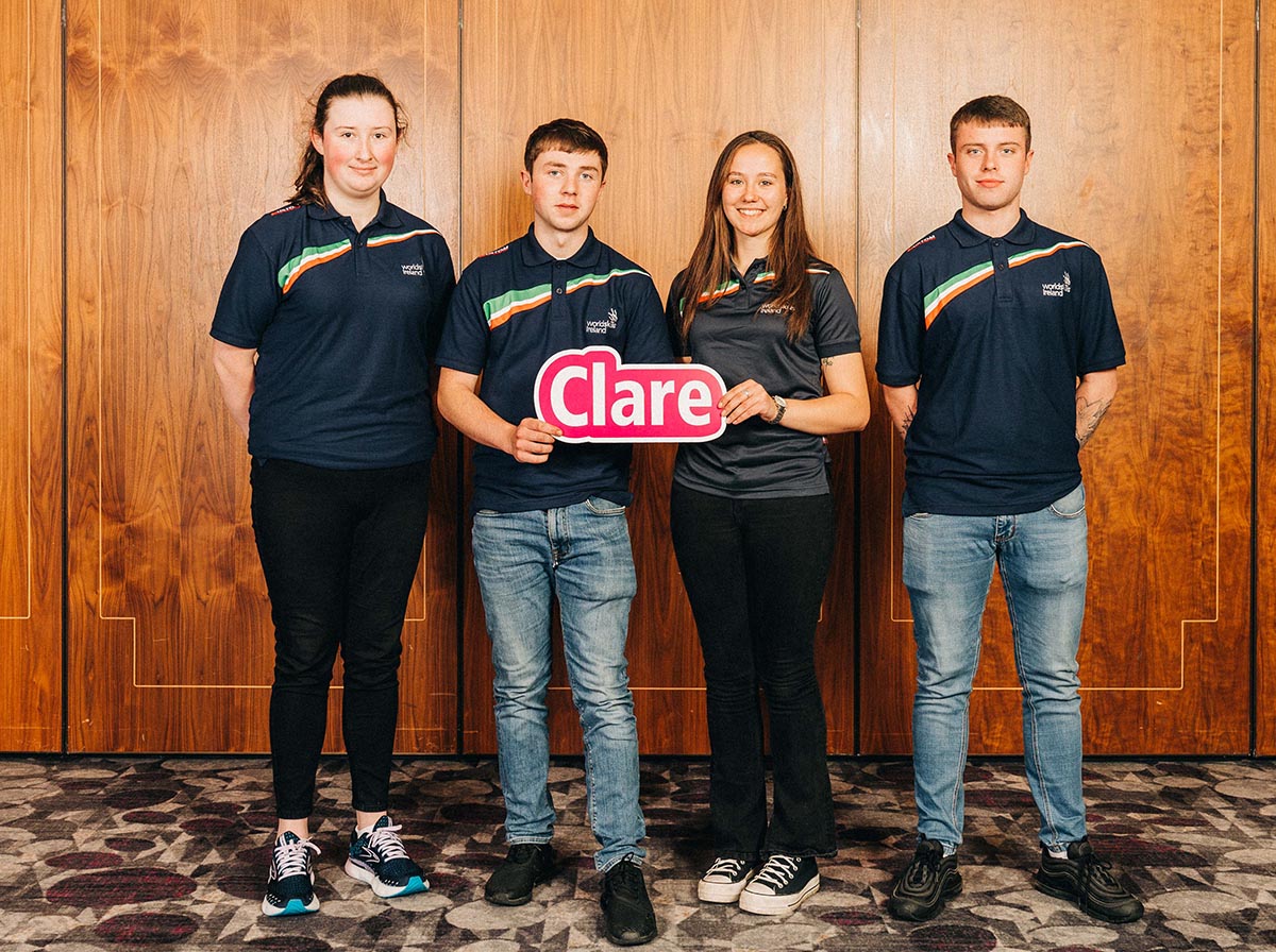 Clare students and apprentices at Worldskills Ireland 