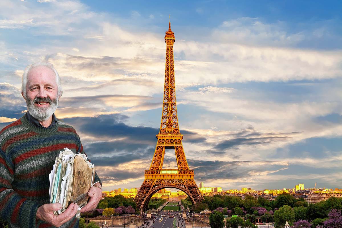 Irish women carry Lisdoonvarna banner high in Paris