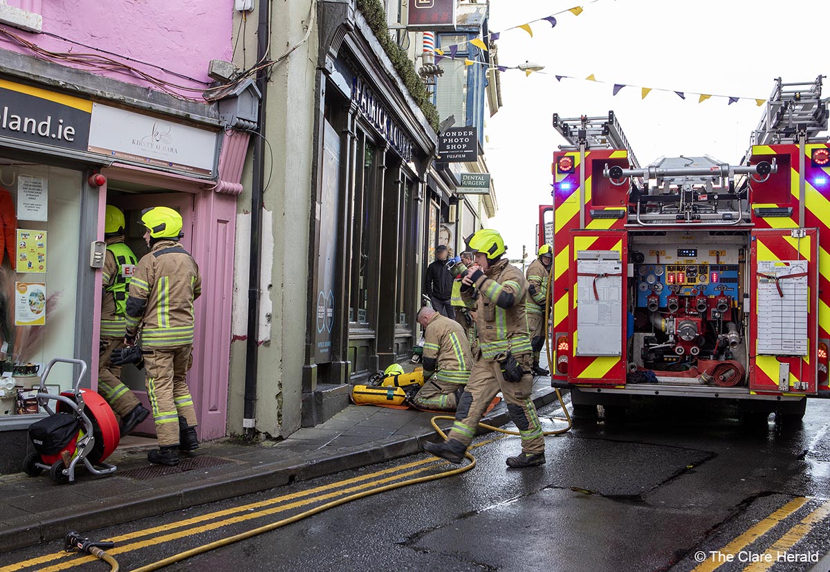 Man treated in hospital after apartment fire