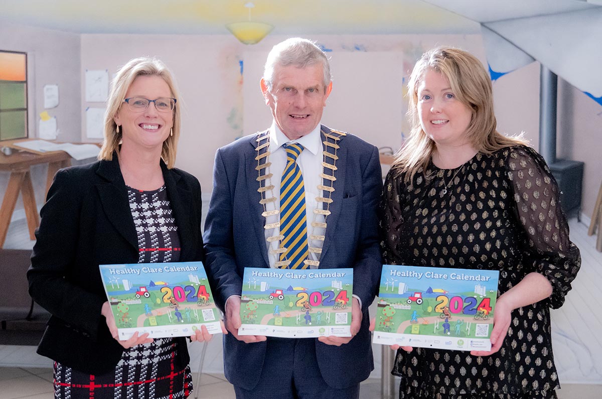 Health and wellbeing calendar available from Healthy Clare