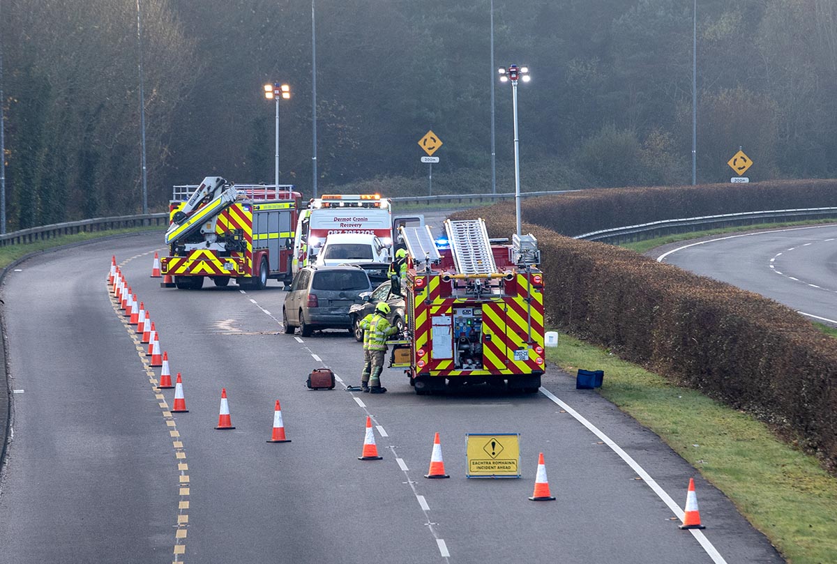 N19 road collision cleared – No injuries reported