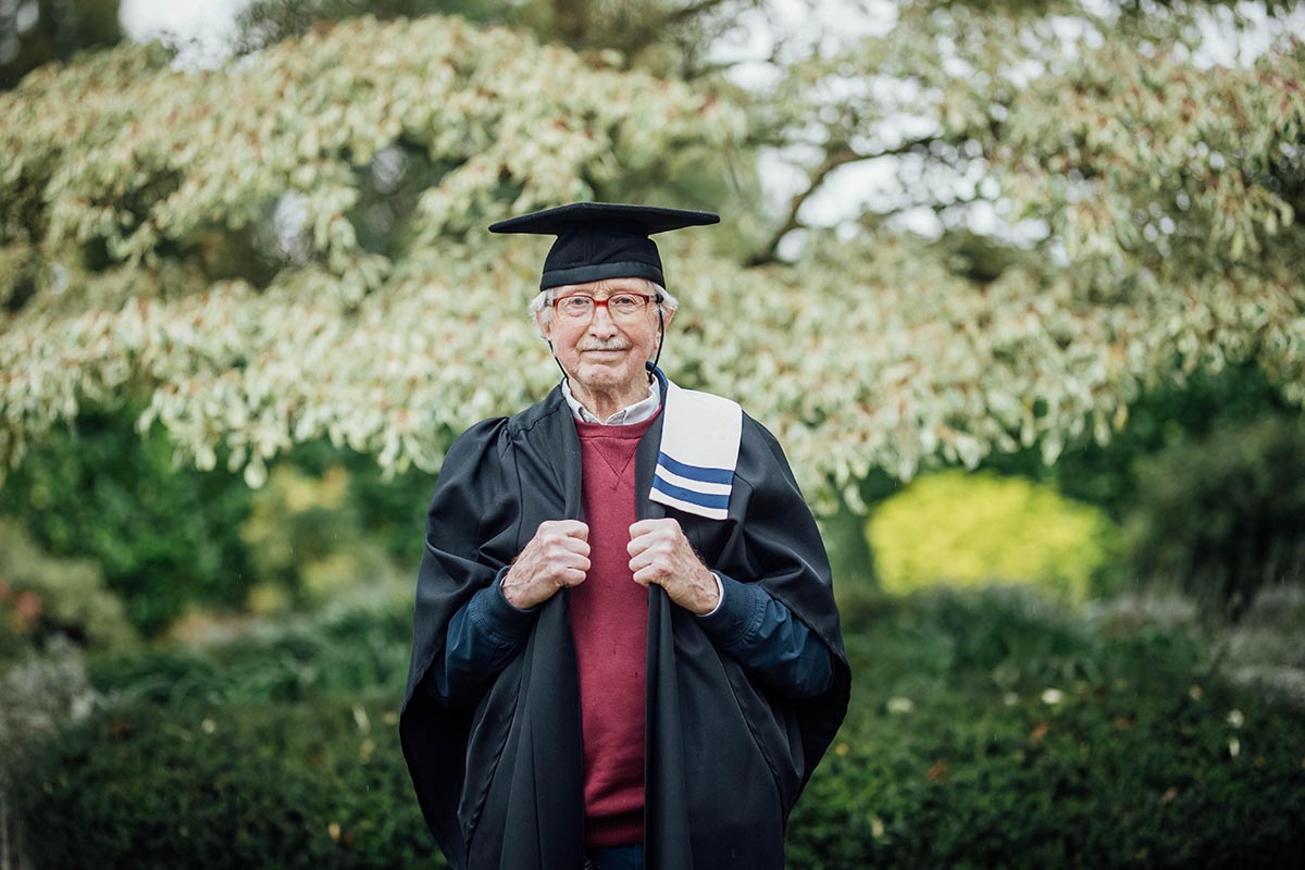 Vincent graduates with arts qualification at 90
