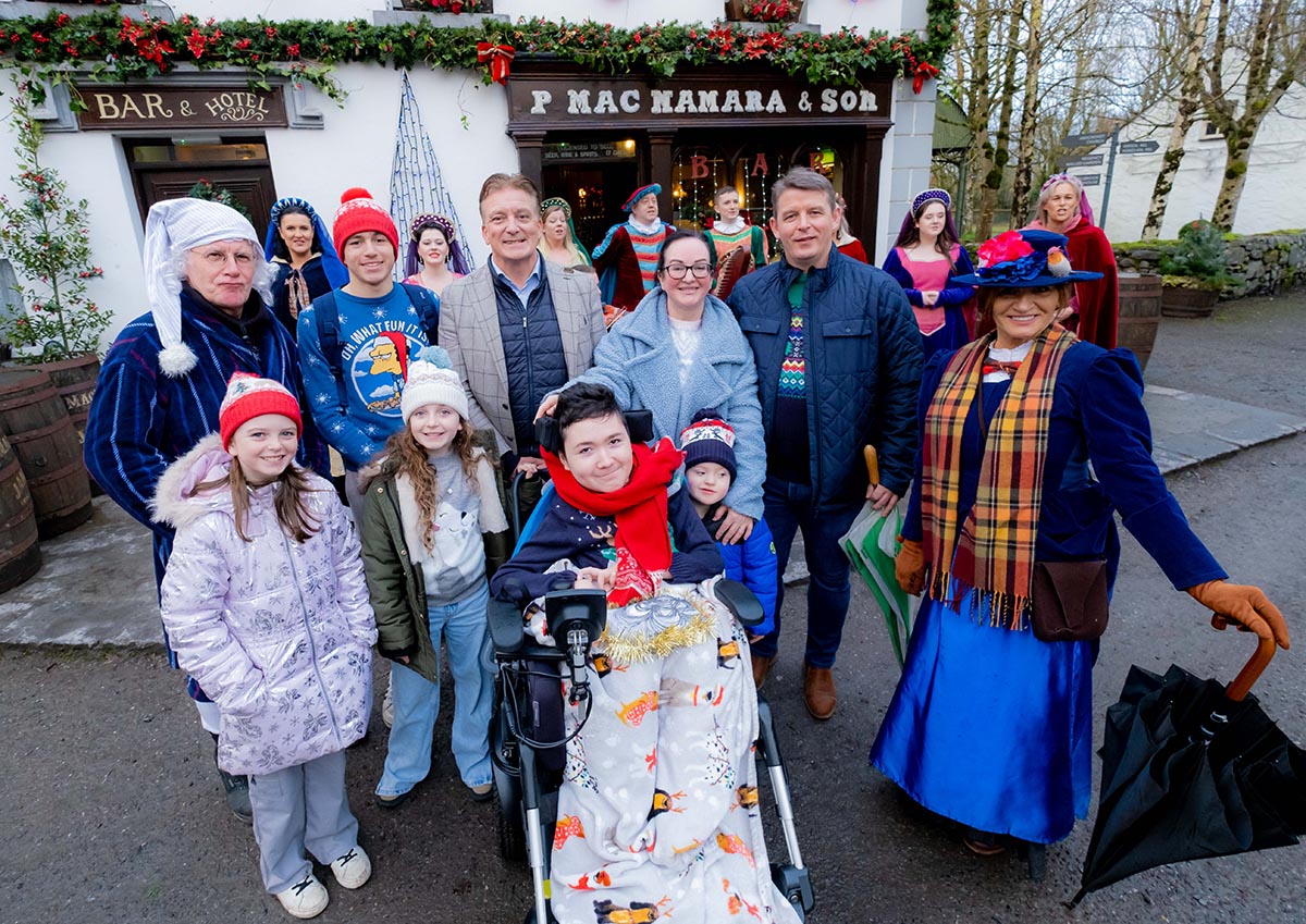 Clare teenager Jordan lights up Bunratty for Christmas