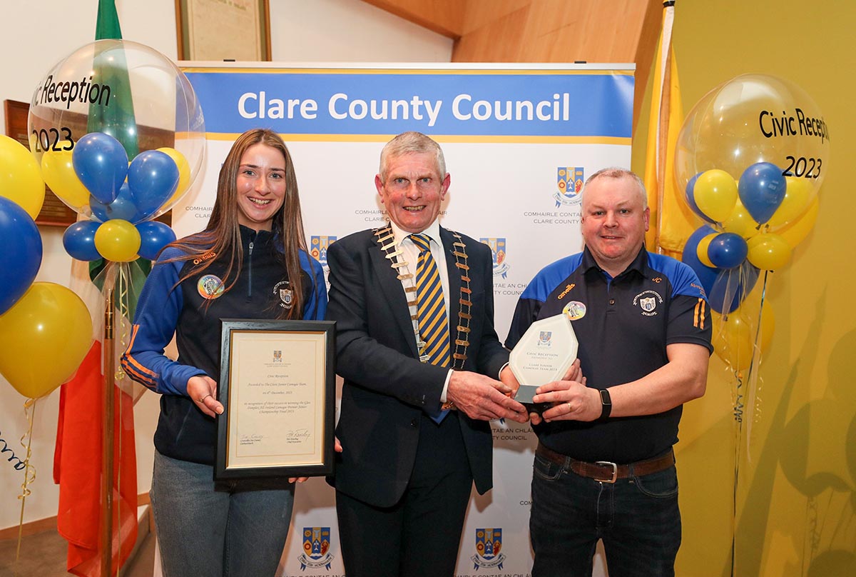 Civic Reception held to mark Clare sporting success